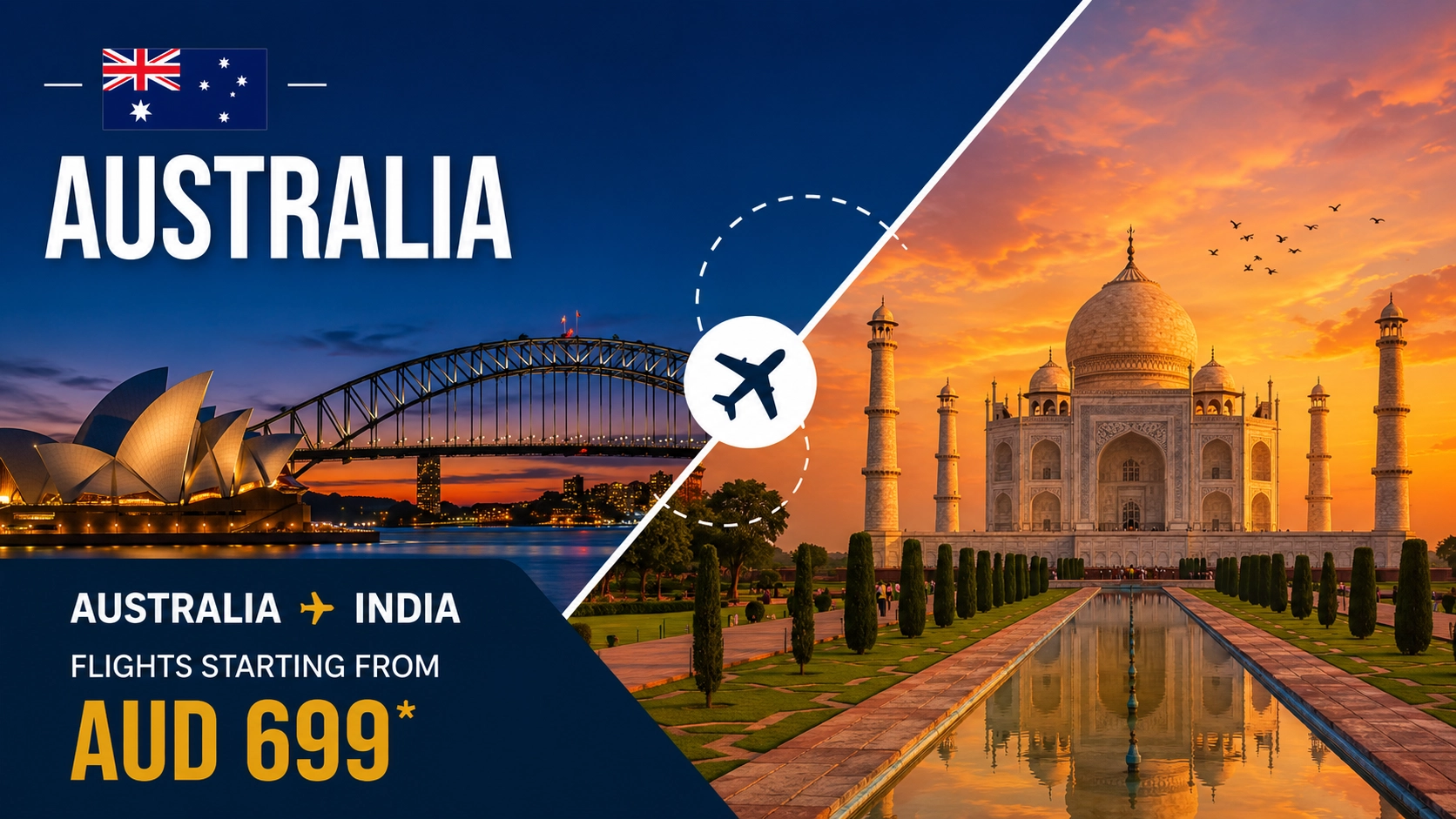 Australia to India Flight Deals