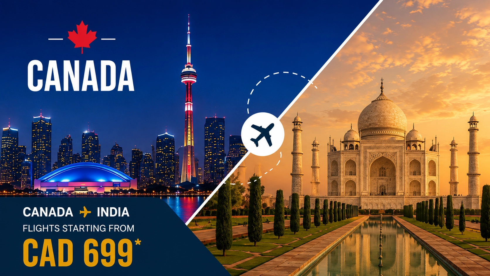 Canada to India Flight Deals