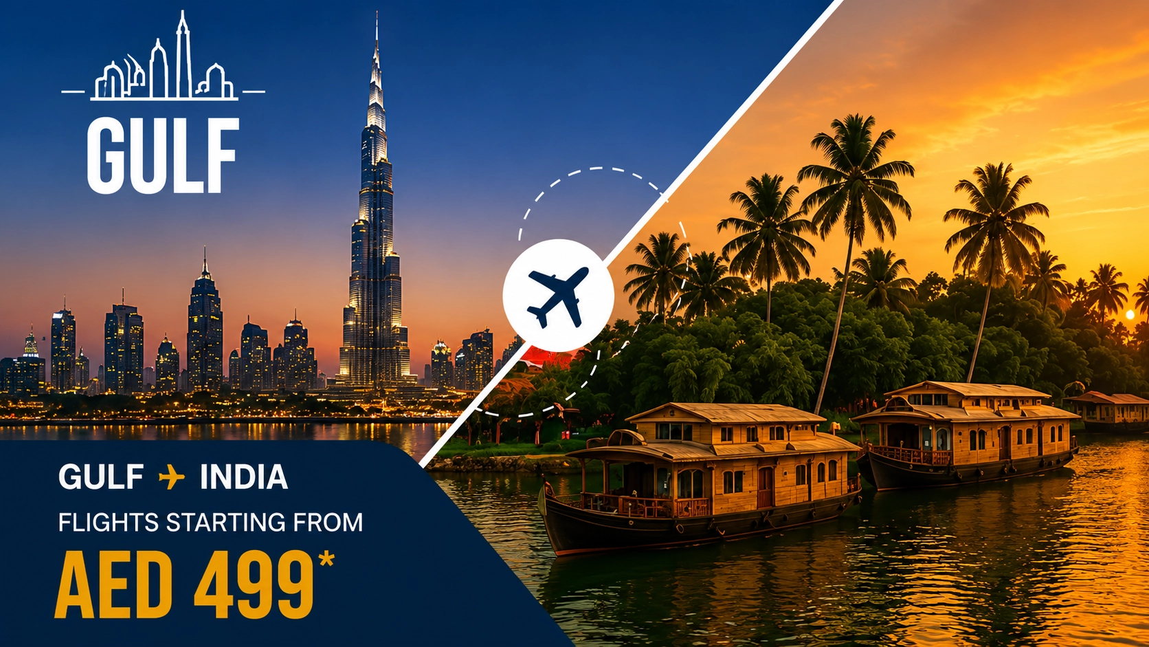 Gulf to India Flight Deals